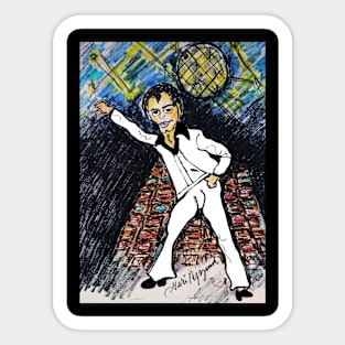 Saturday Night Fever John Travolta as Tony Manero Sticker